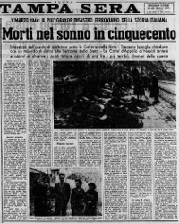 Treno 8017 - Nuova Stampa sera - Torino, 21-22 marzo 1951